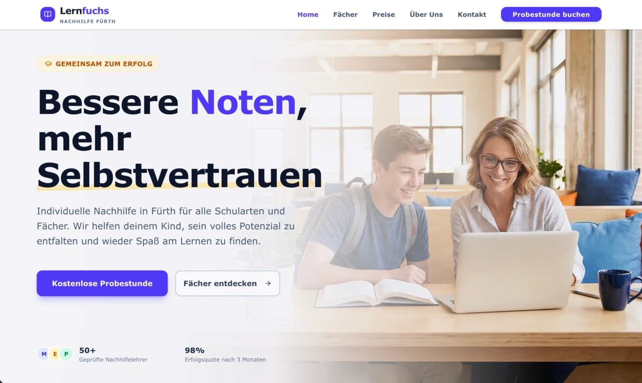 Nachhilfe Website
